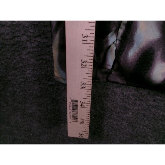 envy me Dress Womens XL One Shoulder Ruffle Elastic Waist Abstract Black Summer - Picture 6 of 9